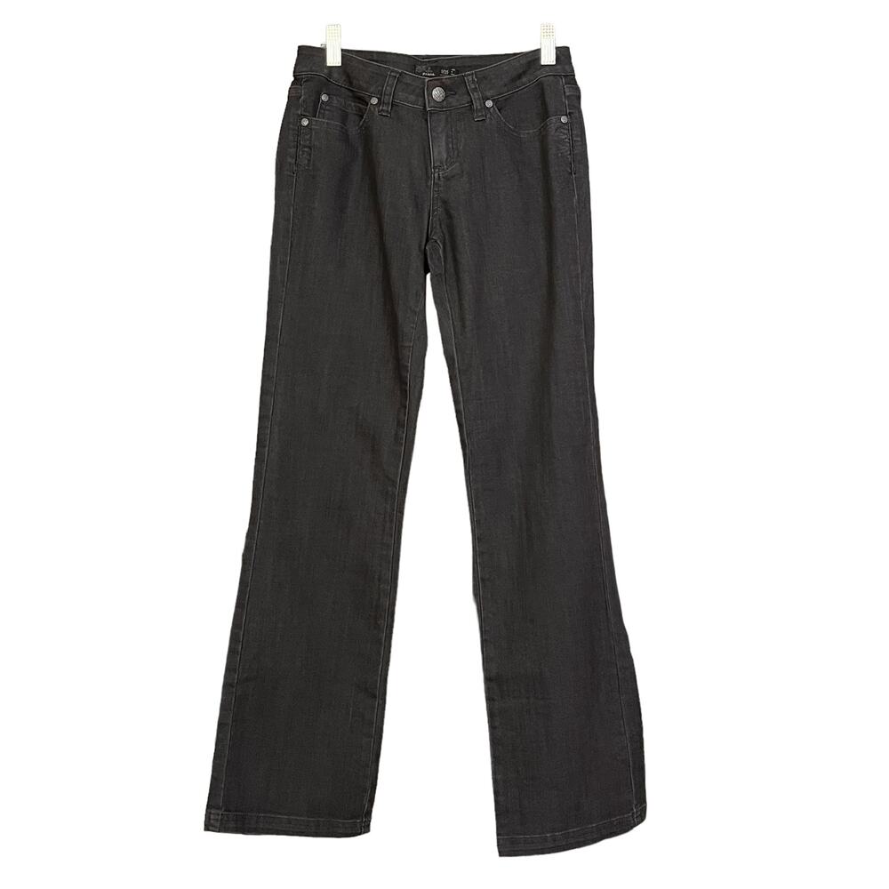 Prana Black Skinny Denim Jeans Short Inseam 0/25